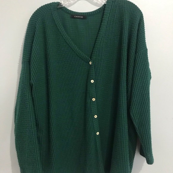 Waffle Knit Thermal Top - Picture 4 of 5